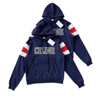 【CELINE】 セリーヌ パーカー ネイビー S M L XL 男女兼用 sweat150