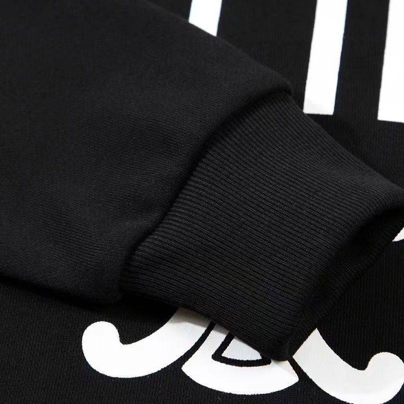 【CELINE】 セリーヌ パーカー ブラック プリント 長袖 M-3XL sweat151