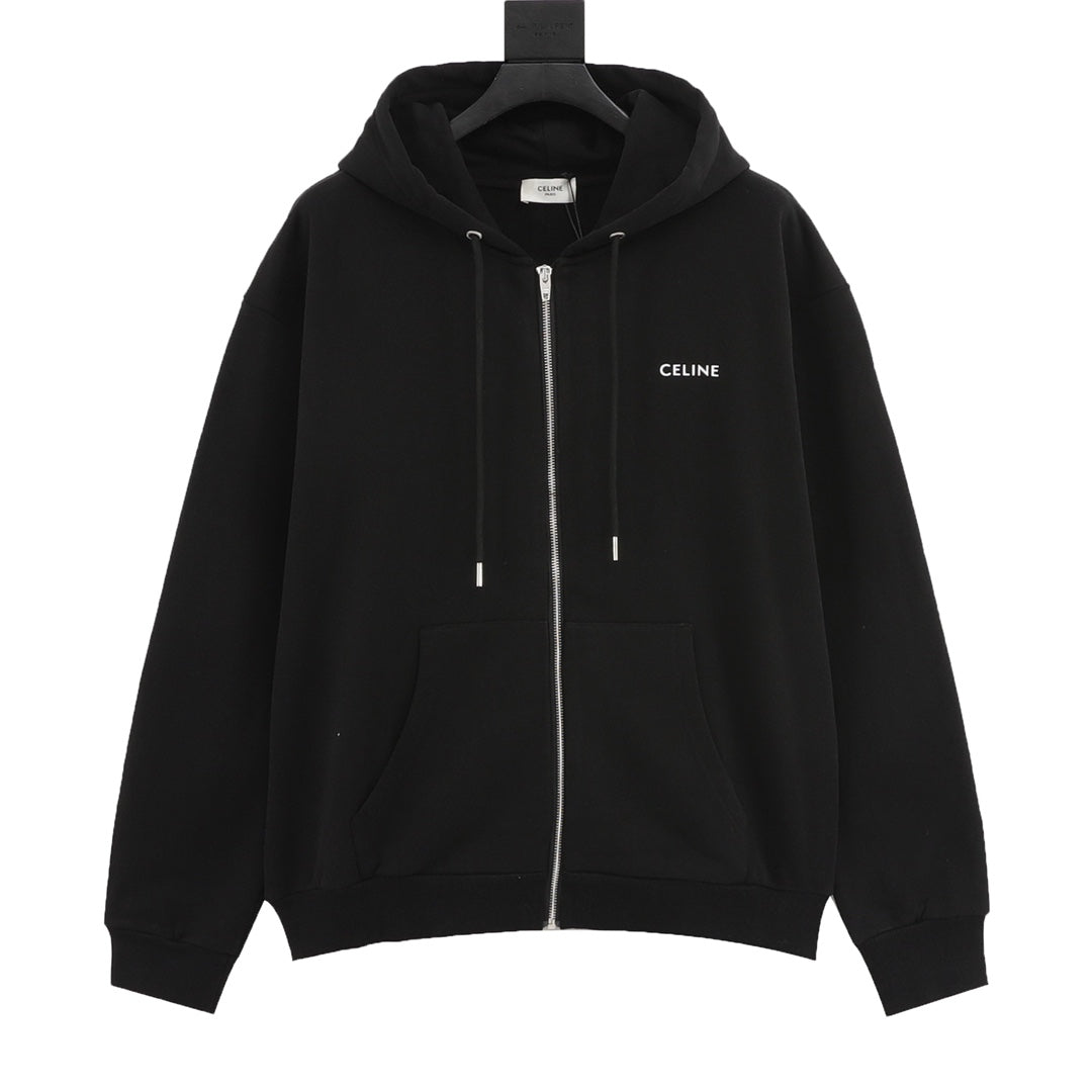 CELINE レタリング コットン 長袖Tシャツ YW012