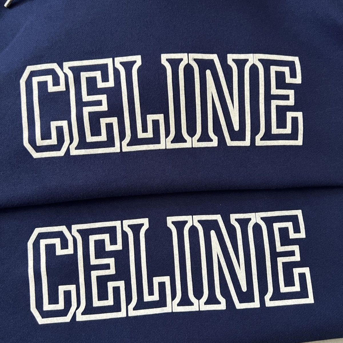 【CELINE】 セリーヌ パーカー ネイビー S M L XL 男女兼用 sweat150