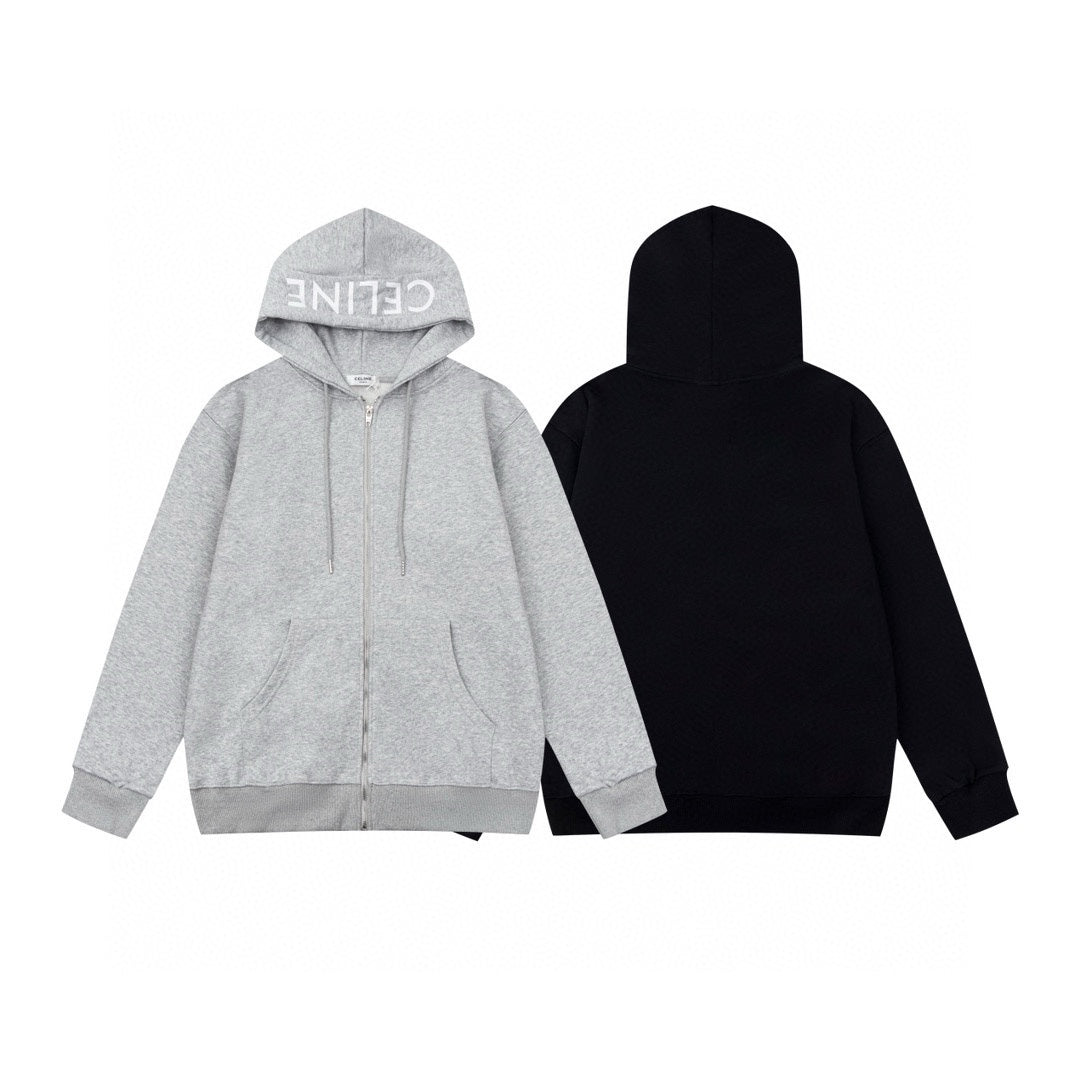 CELINE レタリング コットン 長袖Tシャツ YW008