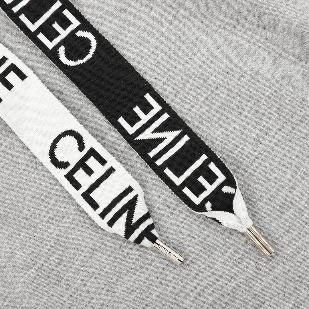 CELINE レタリング コットン 長袖Tシャツ YW001