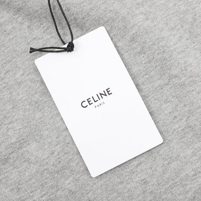 CELINE レタリング コットン 長袖Tシャツ YW001