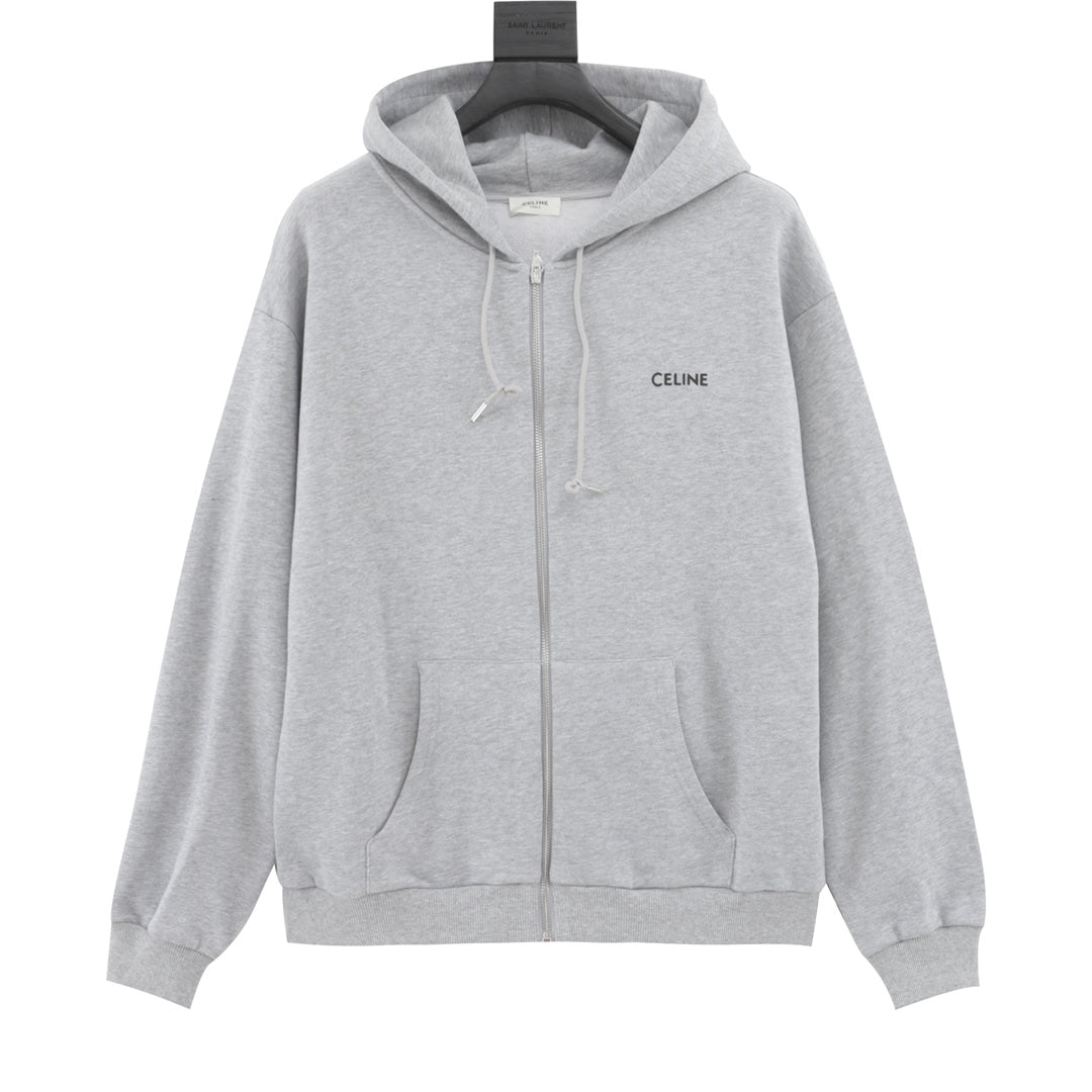 CELINE レタリング コットン 長袖Tシャツ YW012