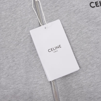 CELINE レタリング コットン 長袖Tシャツ YW012