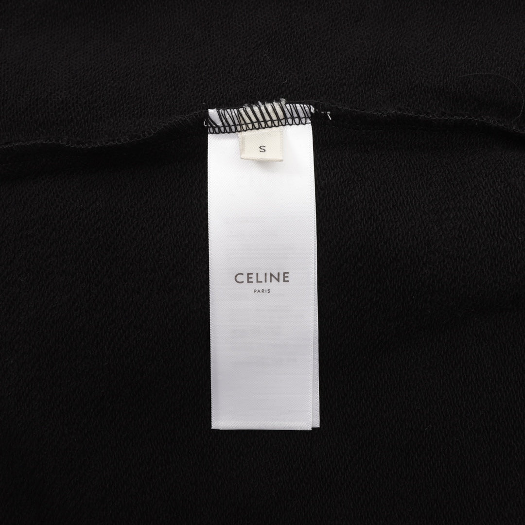 CELINE レタリング コットン 長袖Tシャツ YW011