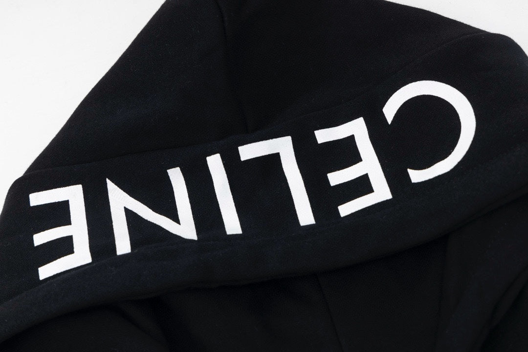 CELINE レタリング コットン 長袖Tシャツ YW008