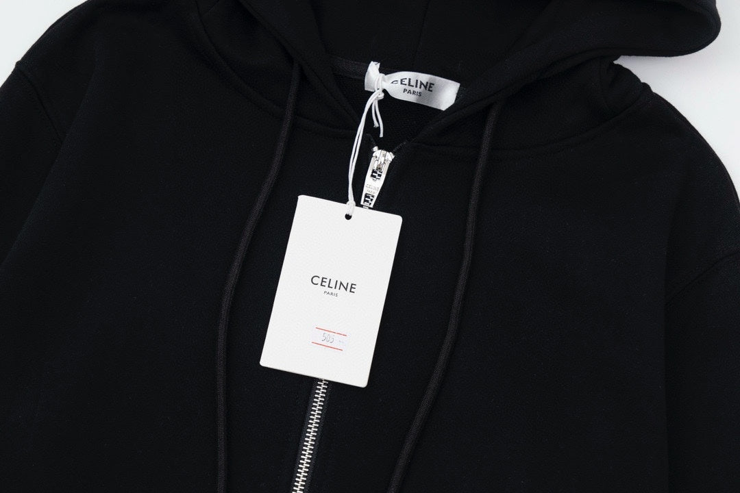 CELINE レタリング コットン 長袖Tシャツ YW008