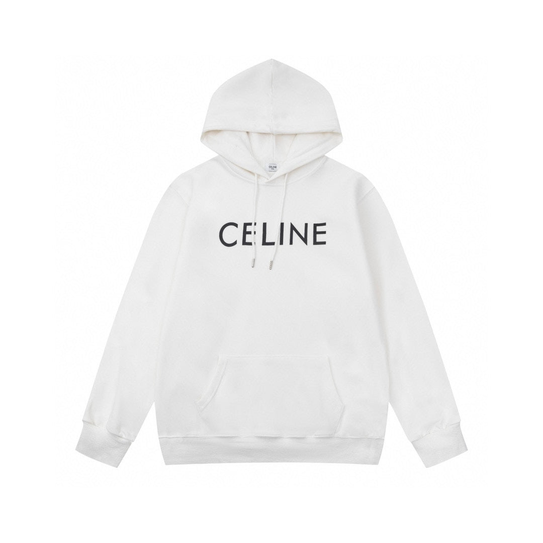 CELINE レタリング コットン 長袖Tシャツ YW009