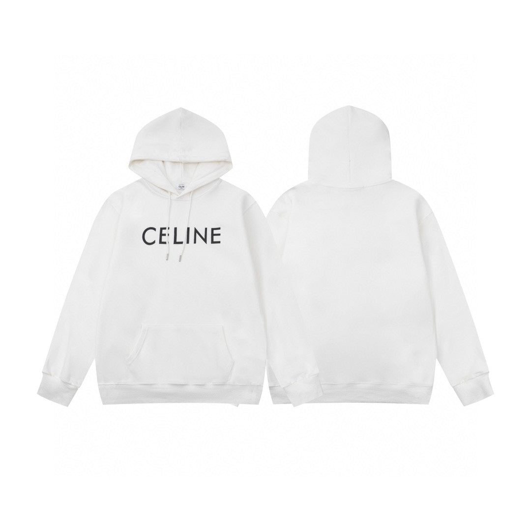CELINE レタリング コットン 長袖Tシャツ YW009