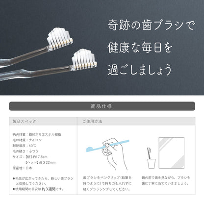 奇跡の歯ブラシ6本
