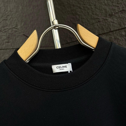 CELINE レタリング コットン 長袖Tシャツ YW004