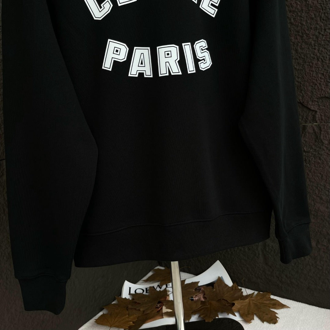 CELINE レタリング コットン 長袖Tシャツ YW004