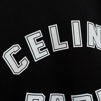 CELINE レタリング コットン 長袖Tシャツ YW004